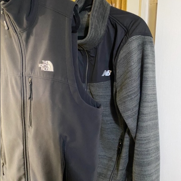 RELIST North Face Vest (M) New Balance Fleece (L) - Picture 2 of 2